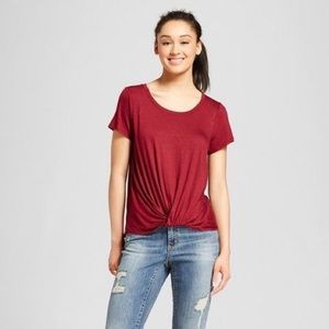 Mossimo twist-front tee
